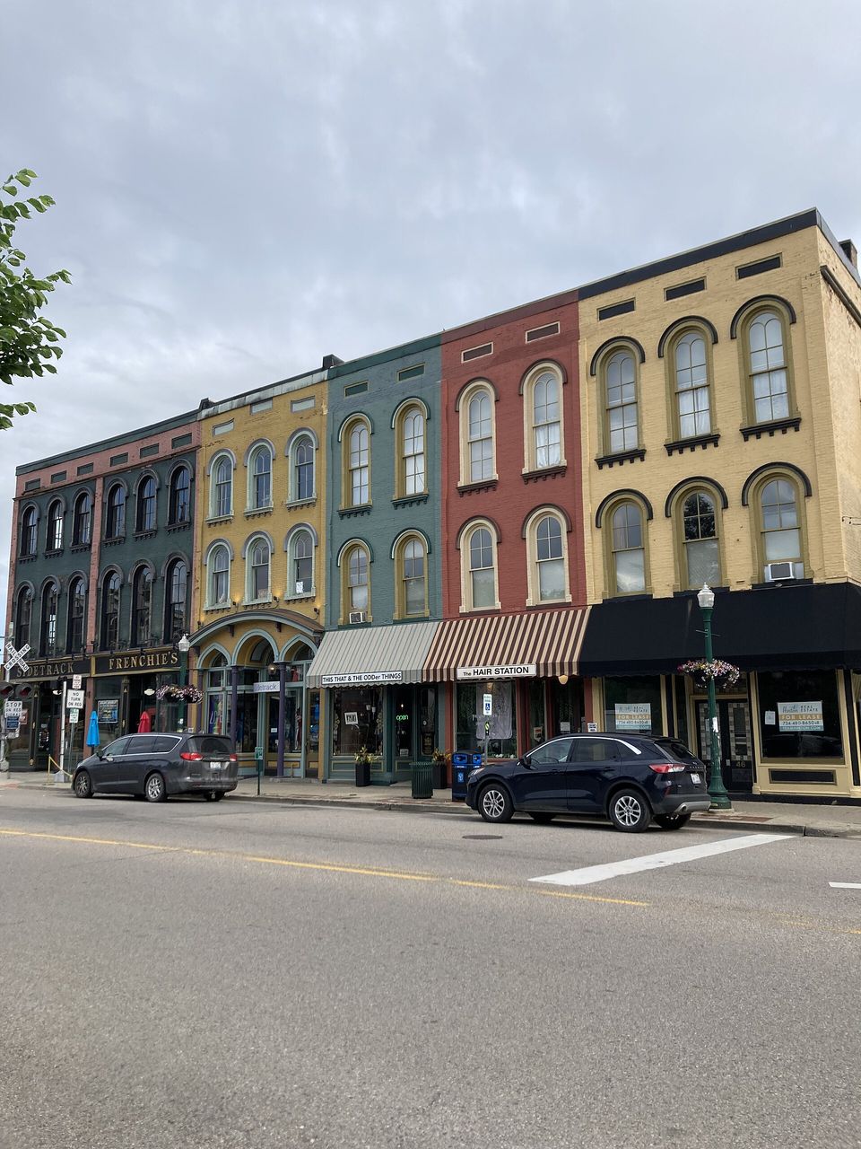 A colorful 19th-century row in Depot Town