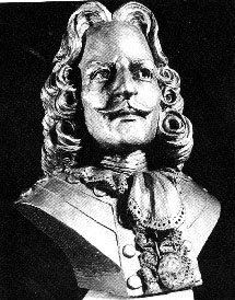 Antoine de la Mothe Cadillac portréja