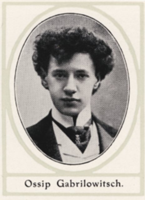 Ossip Gabrilowitsch portréja