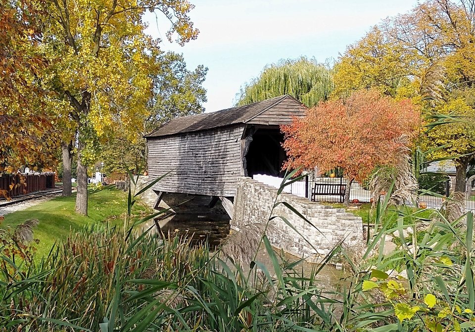 Ackley Covered Bridge in Greenfield Village