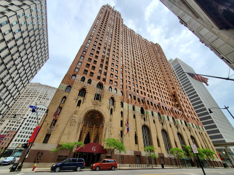 The Guardian Building’s Art Deco tower in the Financial District (2022)